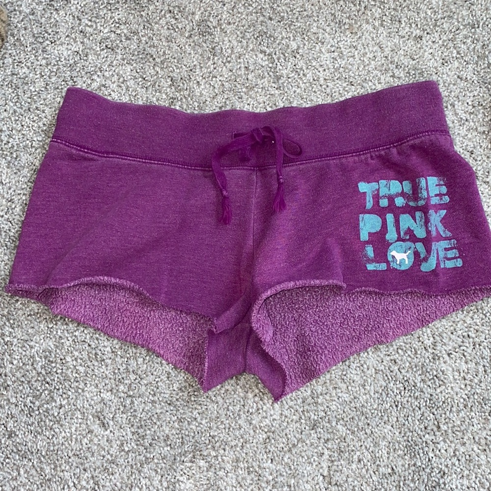 Victoria’s Secret PINK comfy purple shorts